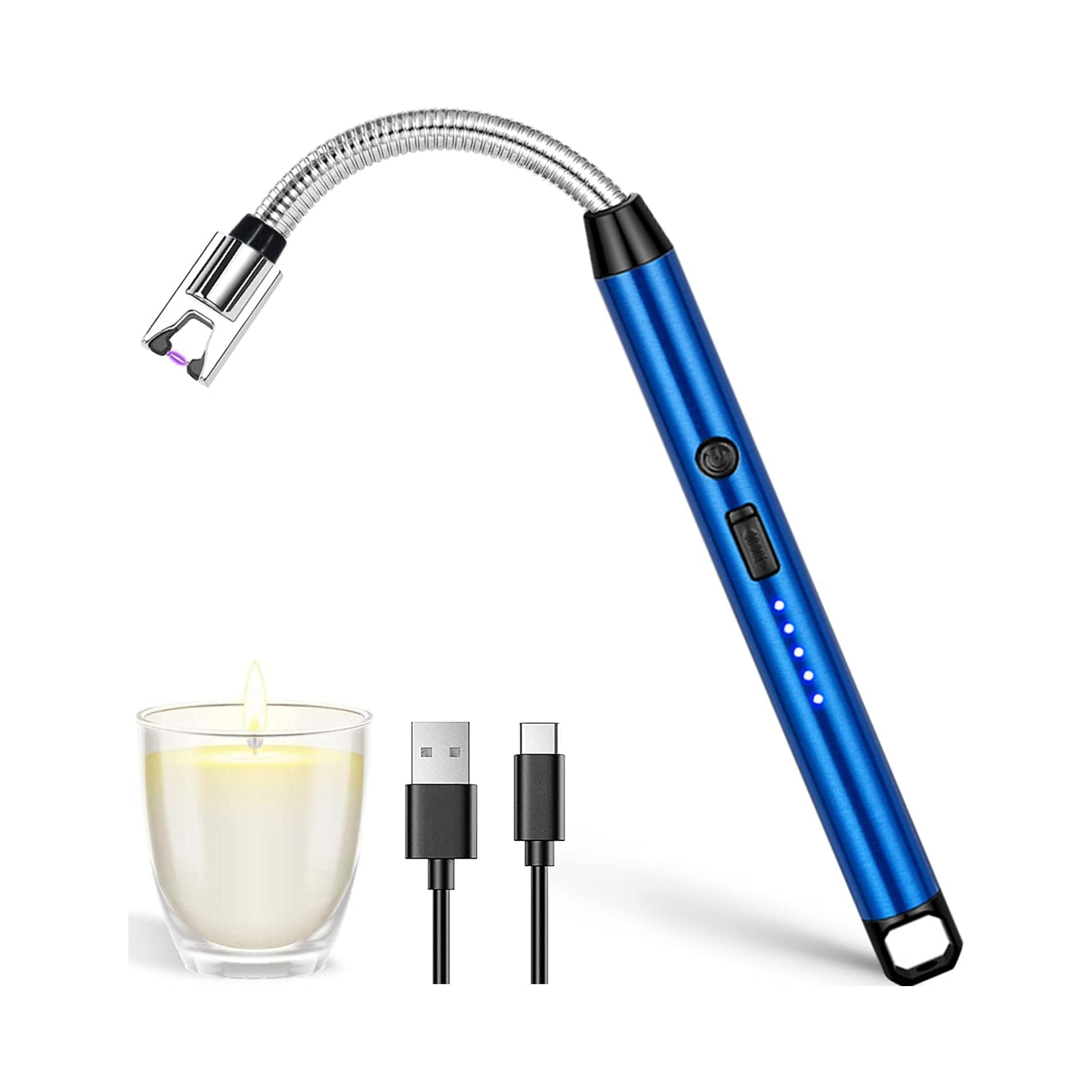 قدّاحة لهب إلكترونية حديثة قابلة لإعادة الشحن - الصورة 3