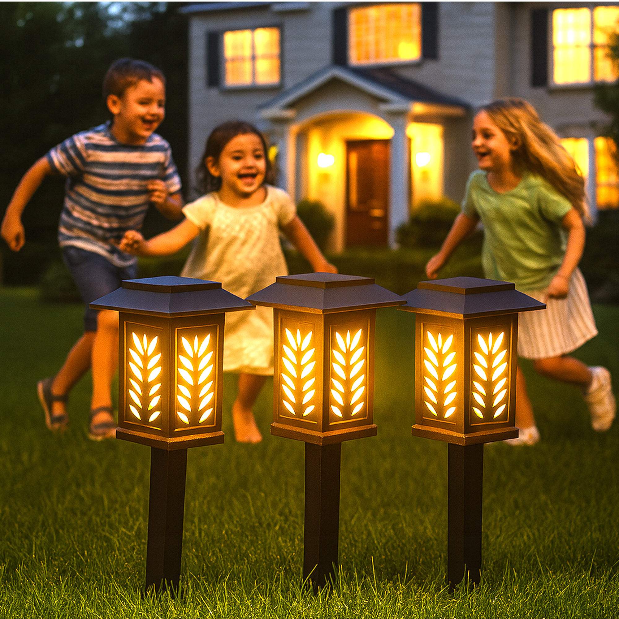 ست عواميد إنارة بالطاقة الشمسية - الصورة 2