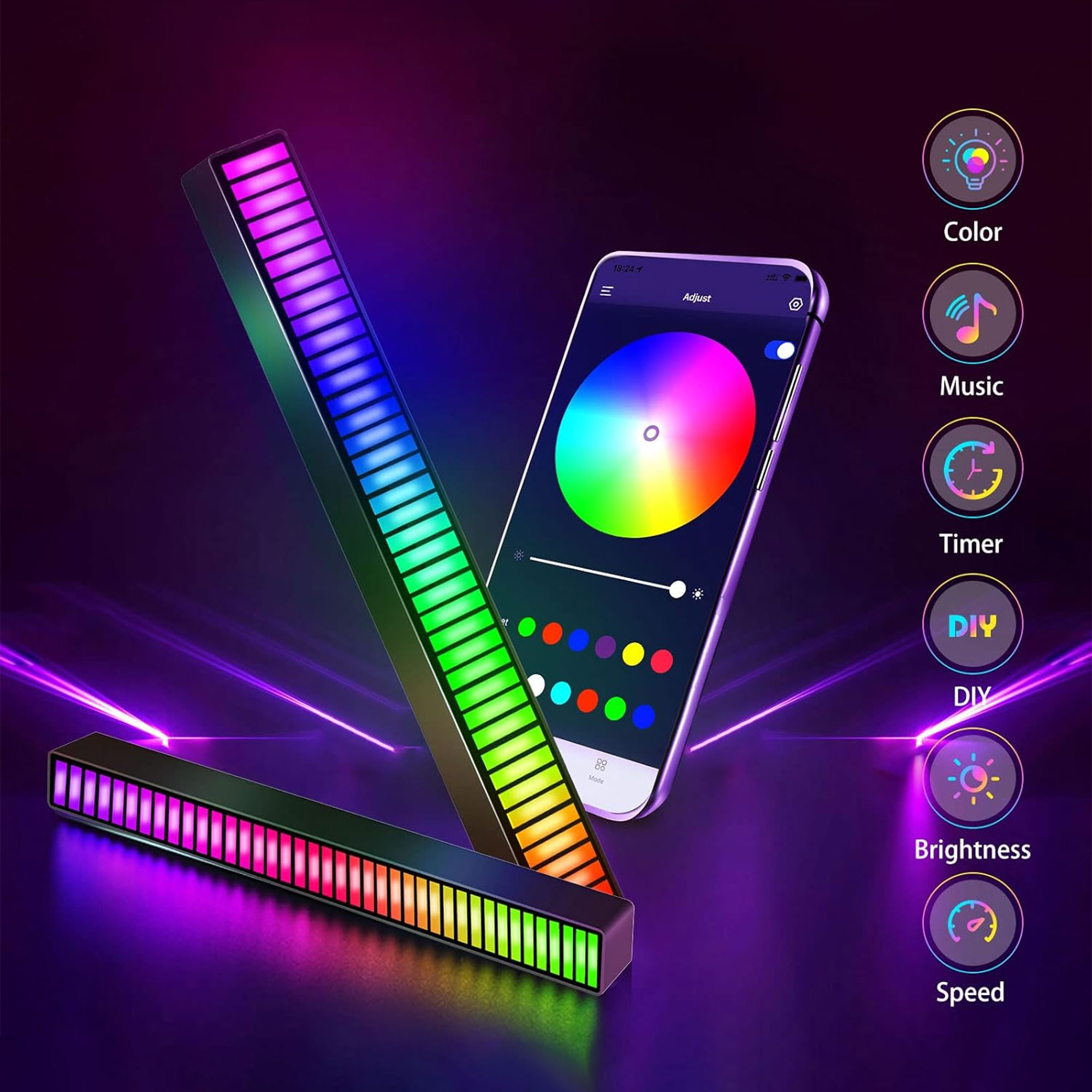 إضاءة راقصة التحكم من خلال تطبيق سعر جملة للكمية - الصورة 2