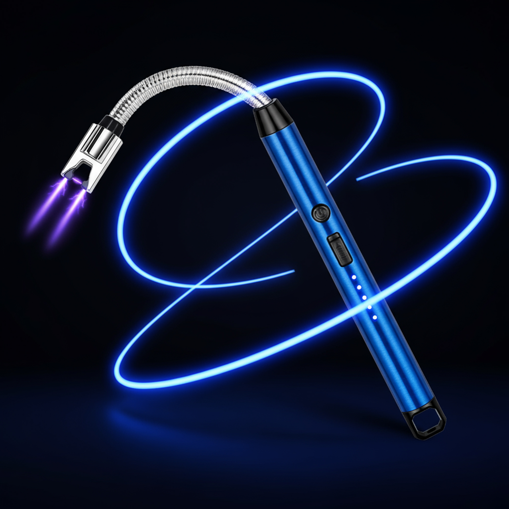 قدّاحة لهب إلكترونية حديثة قابلة لإعادة الشحن - الصورة 2