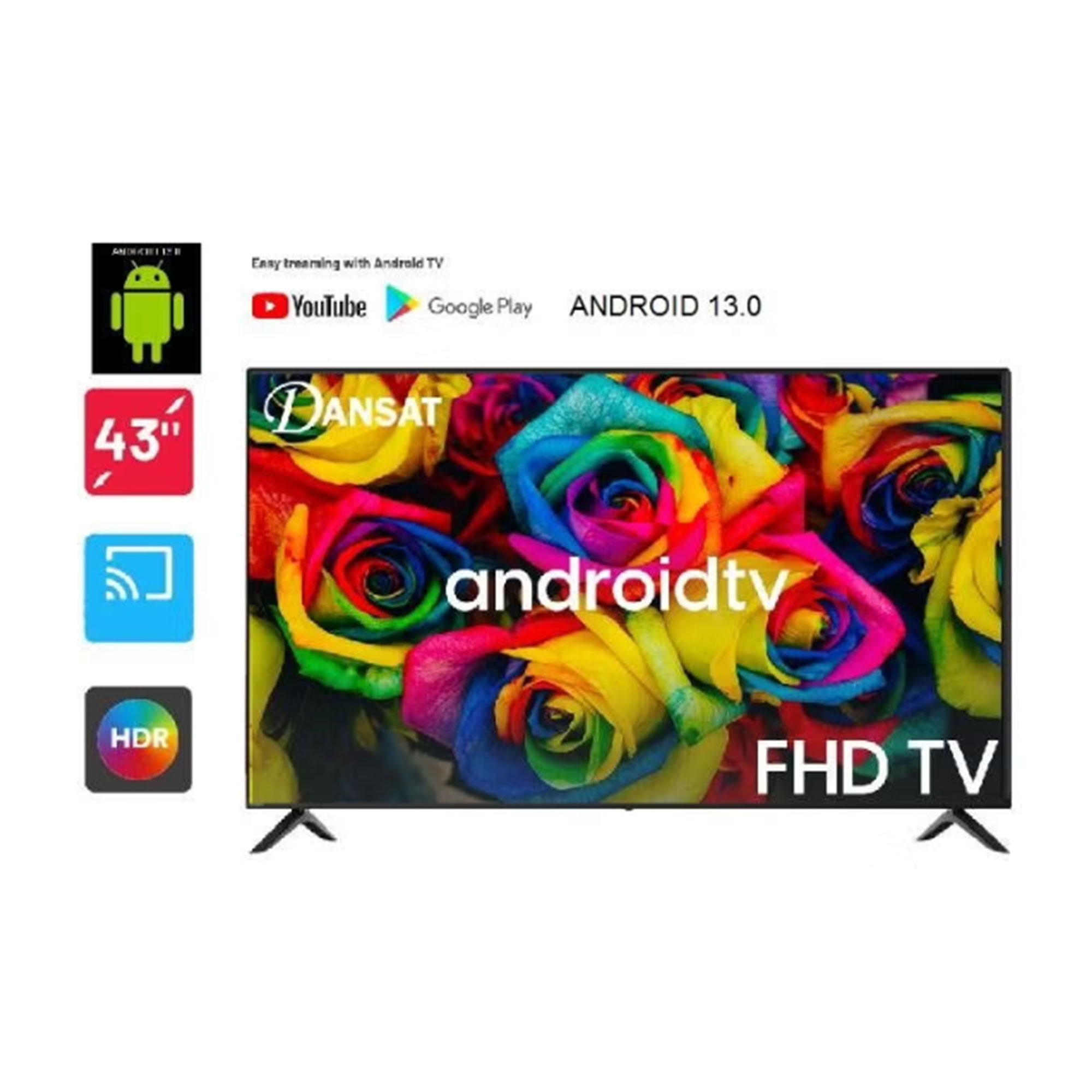 شاشة سينمائية ذكية 43 بوصة + هدية مفاجأة وصلة تحويل الهاتف الى ريموت عن بعد - الصورة 2