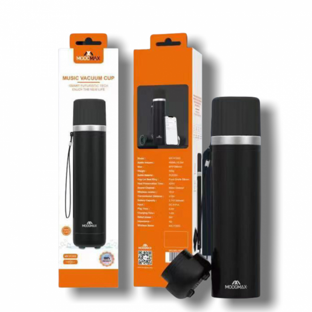 حافظة مشروبات Moog max الذكية مع سبيكر - الصورة 4