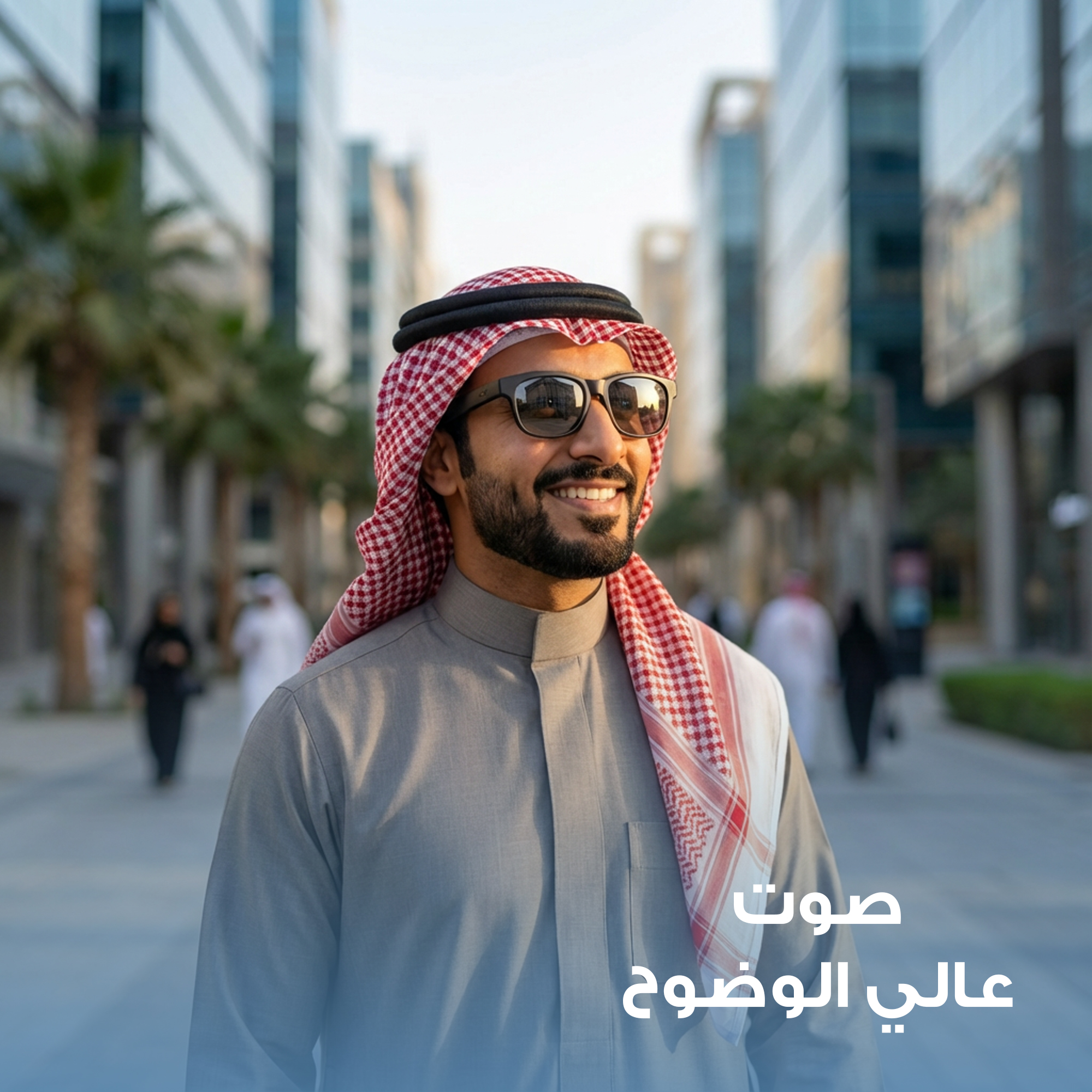 نظارة بسماعة ومترجم ذكى - الصورة 7