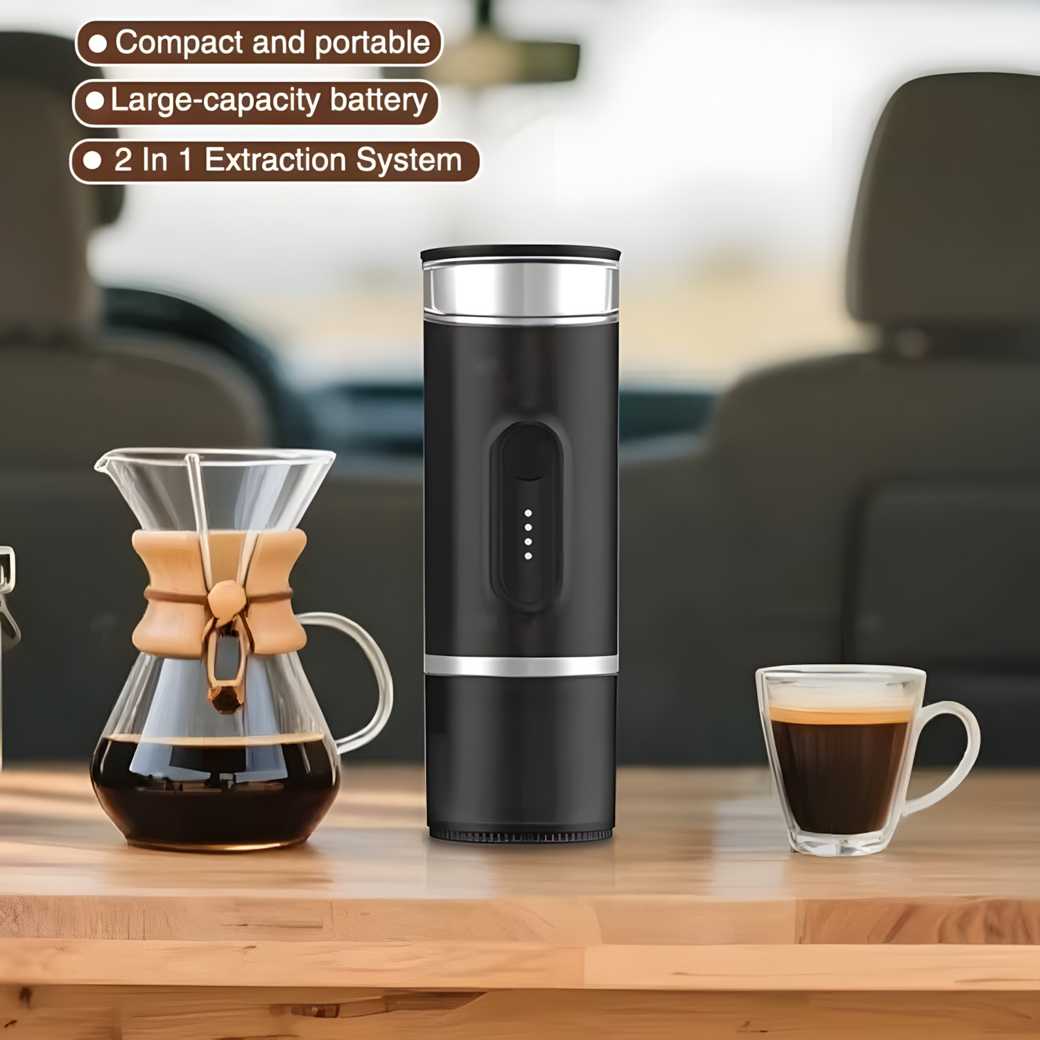 محضر القهوه المحمول الترند - الصورة 2