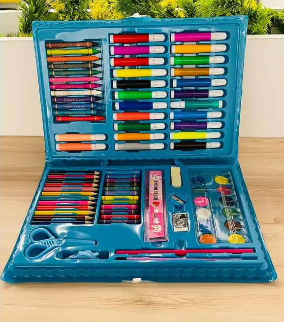 مجموعة الوان متعددة 86 قطعة اولادى