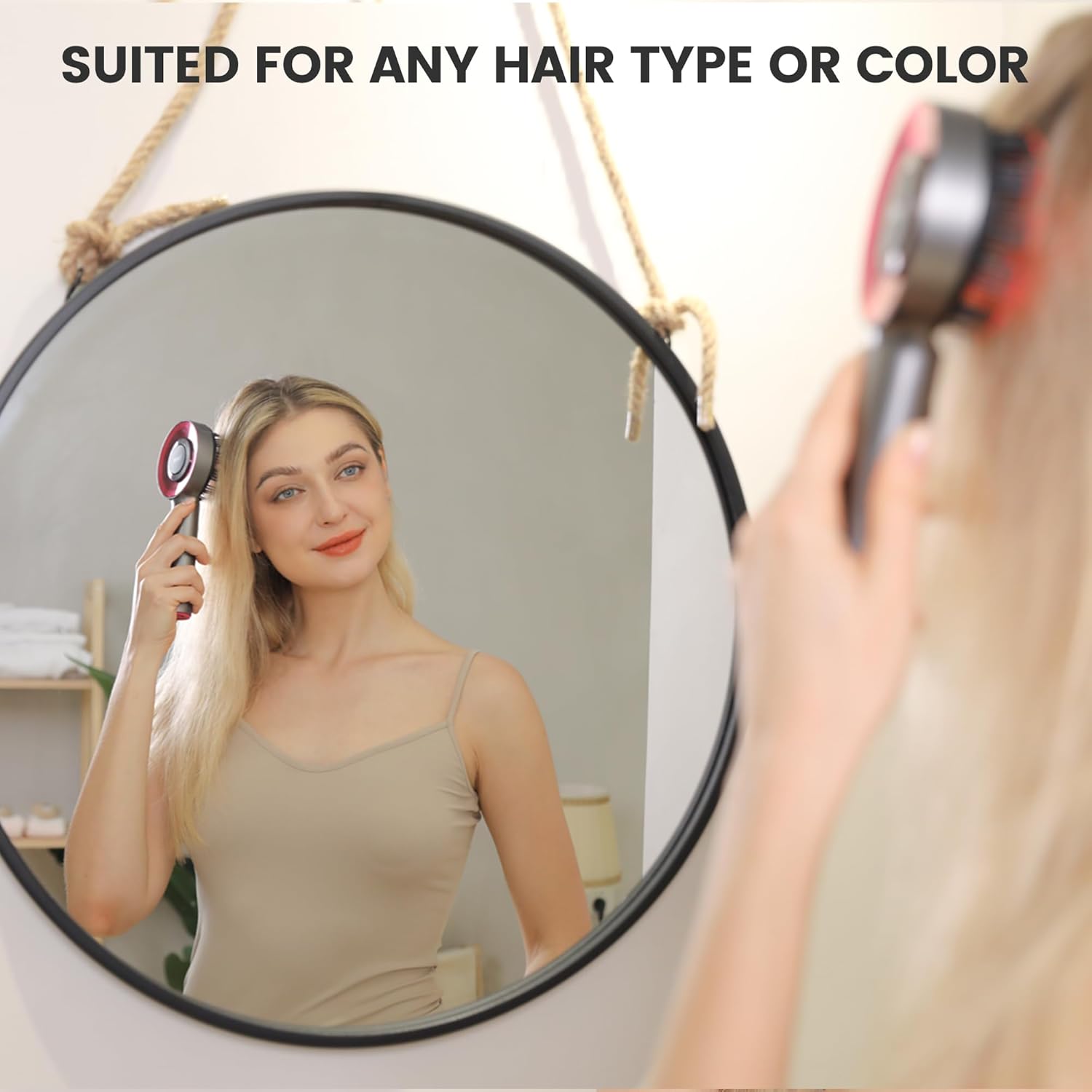 فرشاة مساج الشعر لتغذية الشعر بالزيوت - الصورة 2