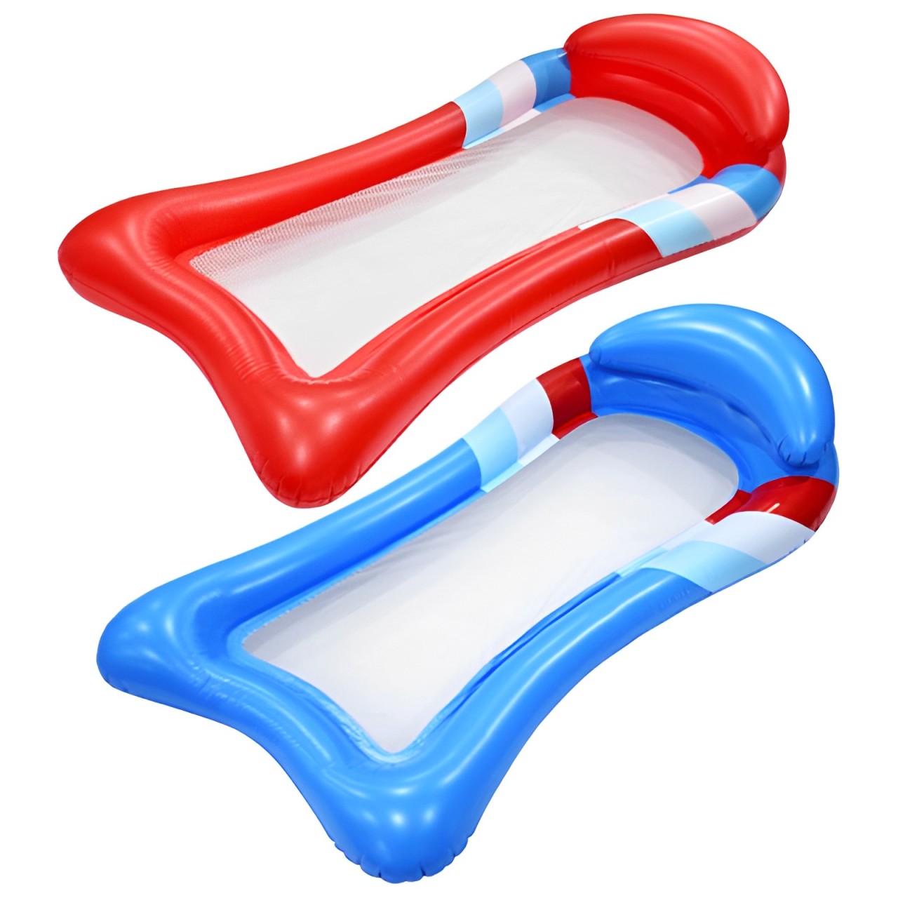 • عوامة سرير بشبك و مسند للرأس - الصورة 2