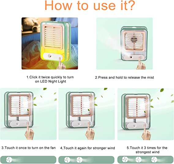 تكييف ومروحة بالمياة 3 في 1 - الصورة 4
